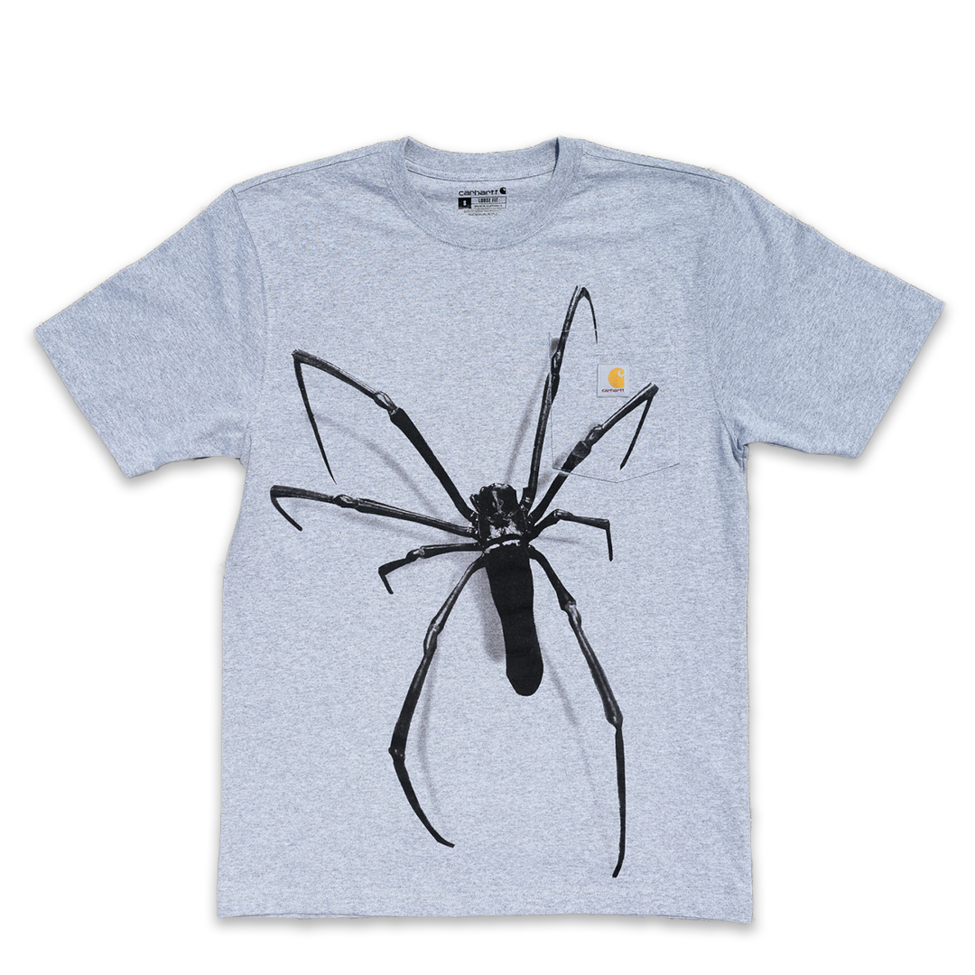 Black Phase Orb Weaver Pocket Tee